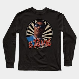 Vintage 80s Stevie Wonder Long Sleeve T-Shirt